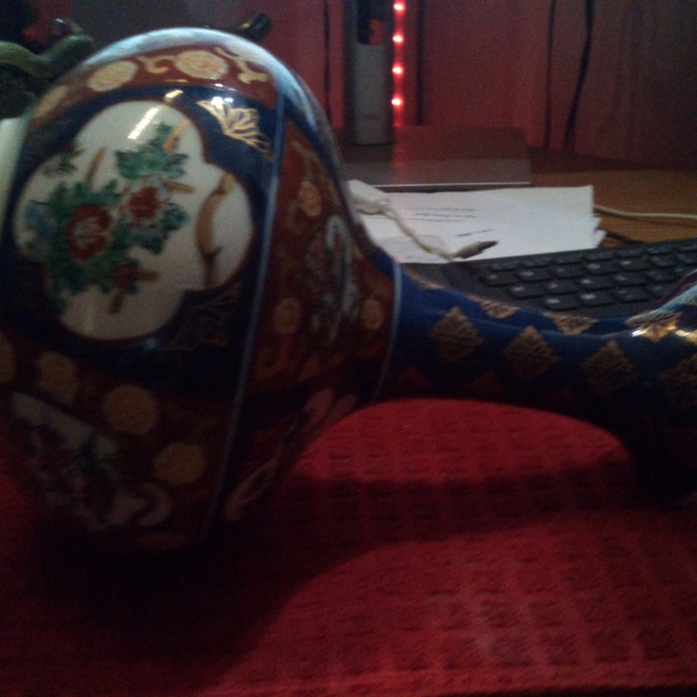 Hand painted vase